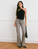 Imagen de Dyilla Arrow Neck Top en Negro