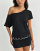 Imagen de Edwina Off The Shoulder Mini Dress in Black