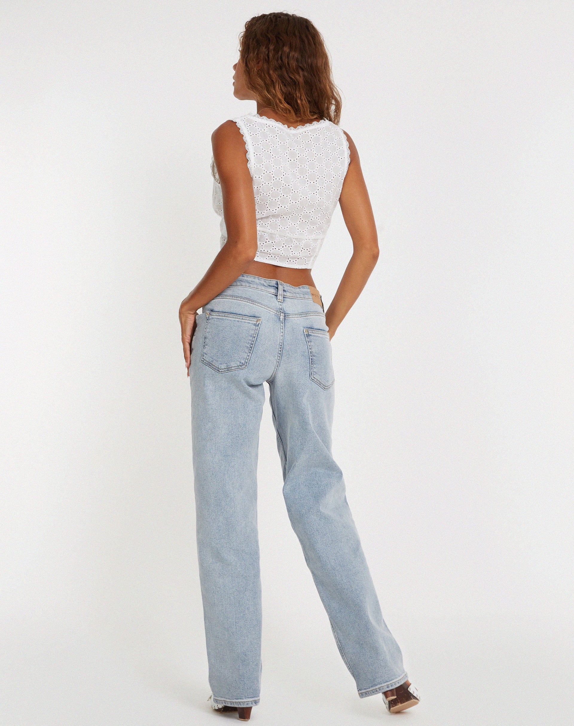 imagen de Elcika Corset Top en Blanco