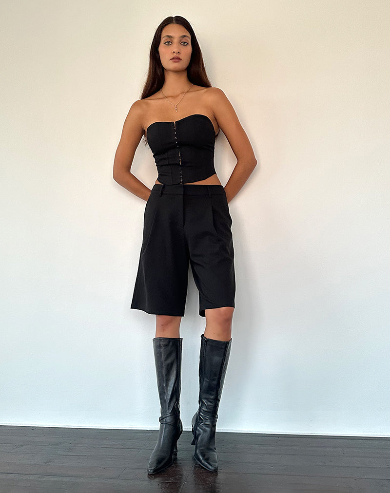 Imagen de Ayna Longline Shorts in Tailoring Negro