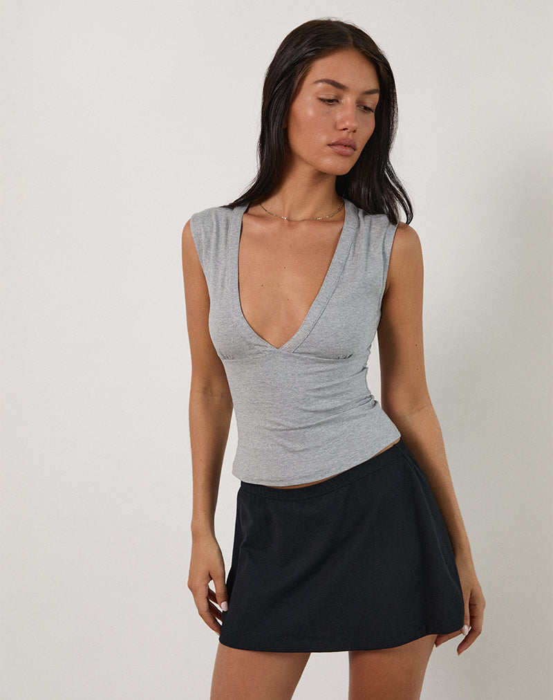 Imagen de Emberly Plunge Top en Marga Gris