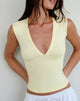 Imagen del top Emberly Plunge en color limón