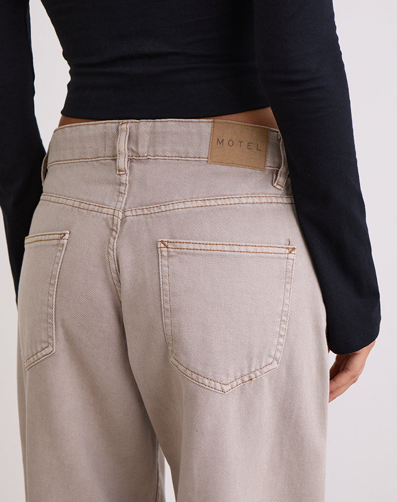 Imagen de Low Rise Roomy Jeans en Pebble