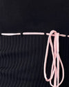 Negro con encuadernación rosa