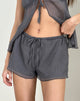 Imagen de Elletra Short en gasa arrugada Gris