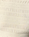 Malla de lentejuelas marfil