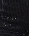 Drape Mini Lentejuelas Negro