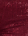 Drape Mini Lentejuelas Granate