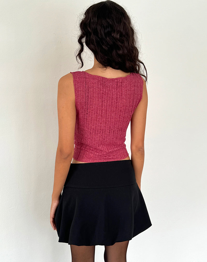 Imagen de Etta Vest Top Borgoña
