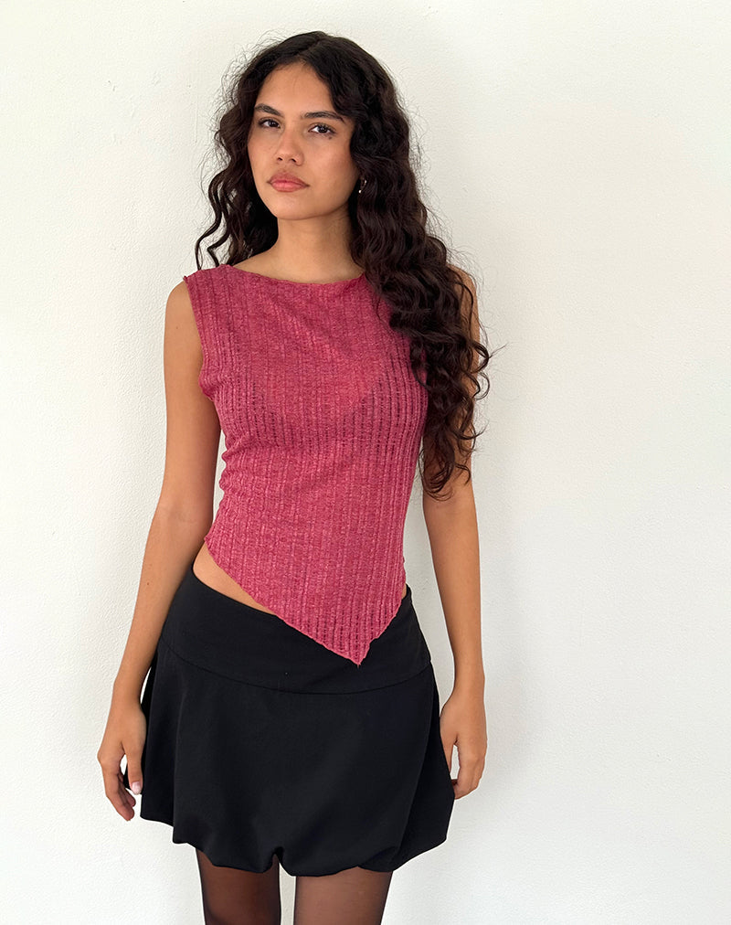 Imagen de Etta Vest Top Borgoña