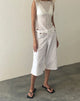 Imagen de Saomy Longline Shorts en blanco