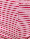 Toalla de rayas rosa