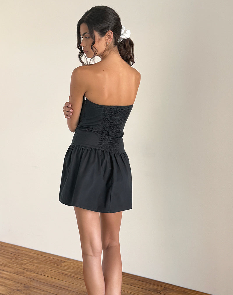 Imagen de Faelas Mini Vestido en Zapato de Claqué con Lazos Blanco roto