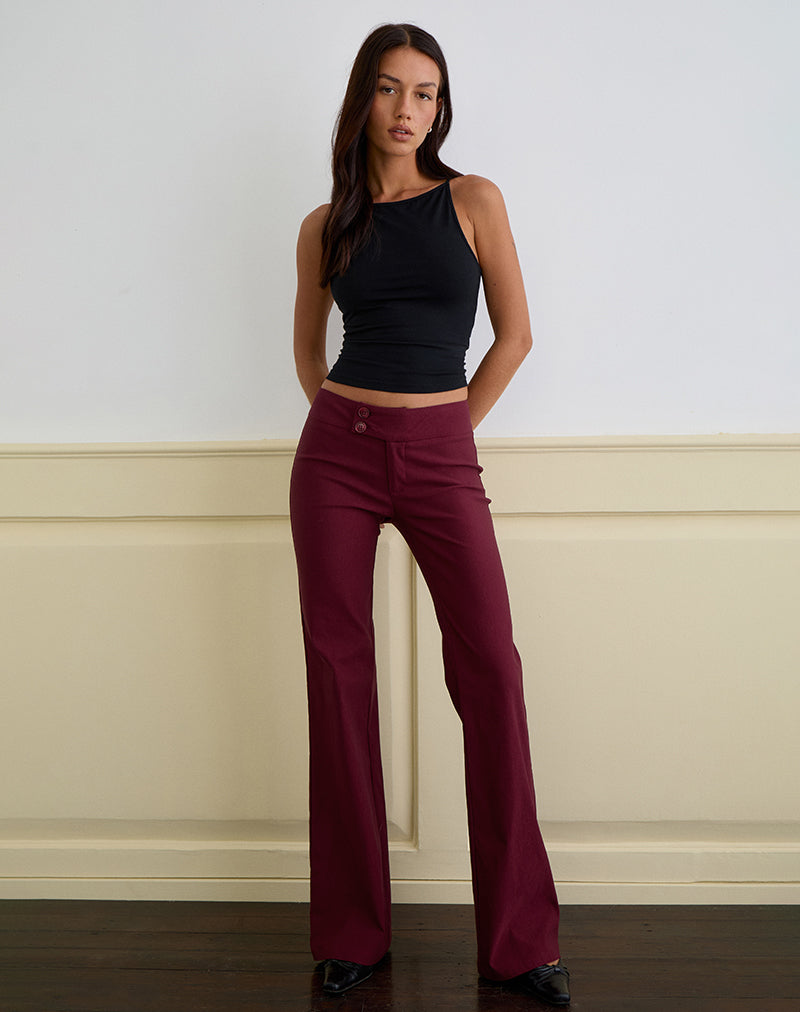 Imagen de Falita Pantalón de sastrería Borgoña
