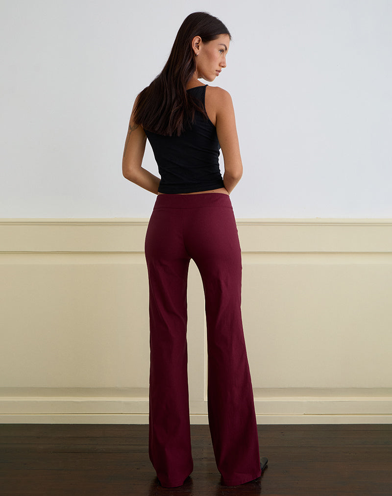 Imagen de Falita Pantalón de sastrería Borgoña