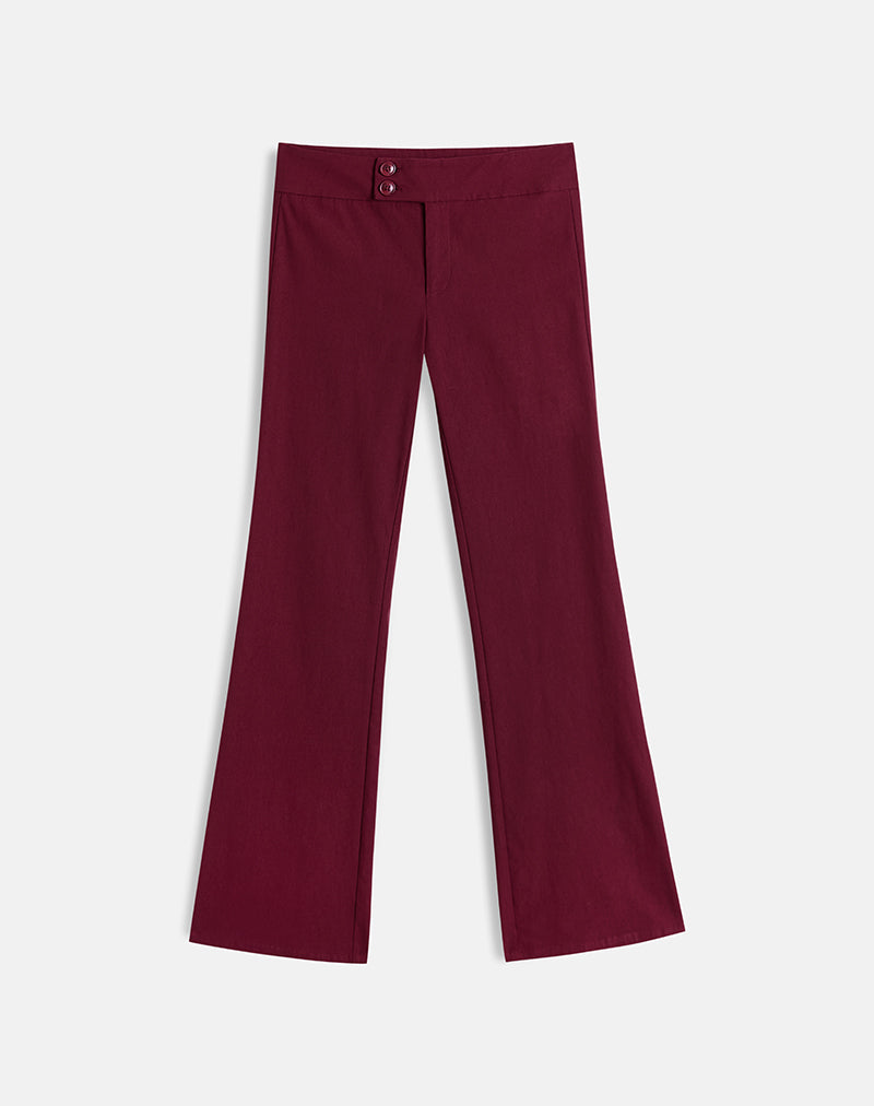 Imagen de Falita Pantalón de sastrería Borgoña