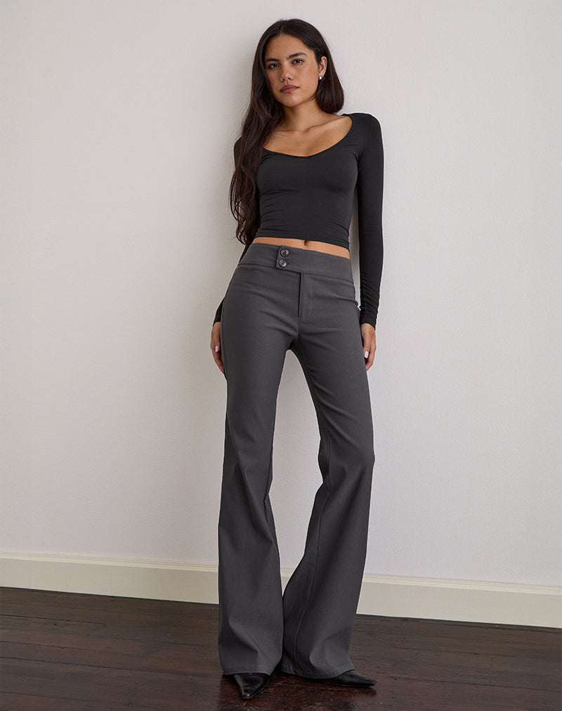 Pantalón Falita en Tailoring Charcoal
