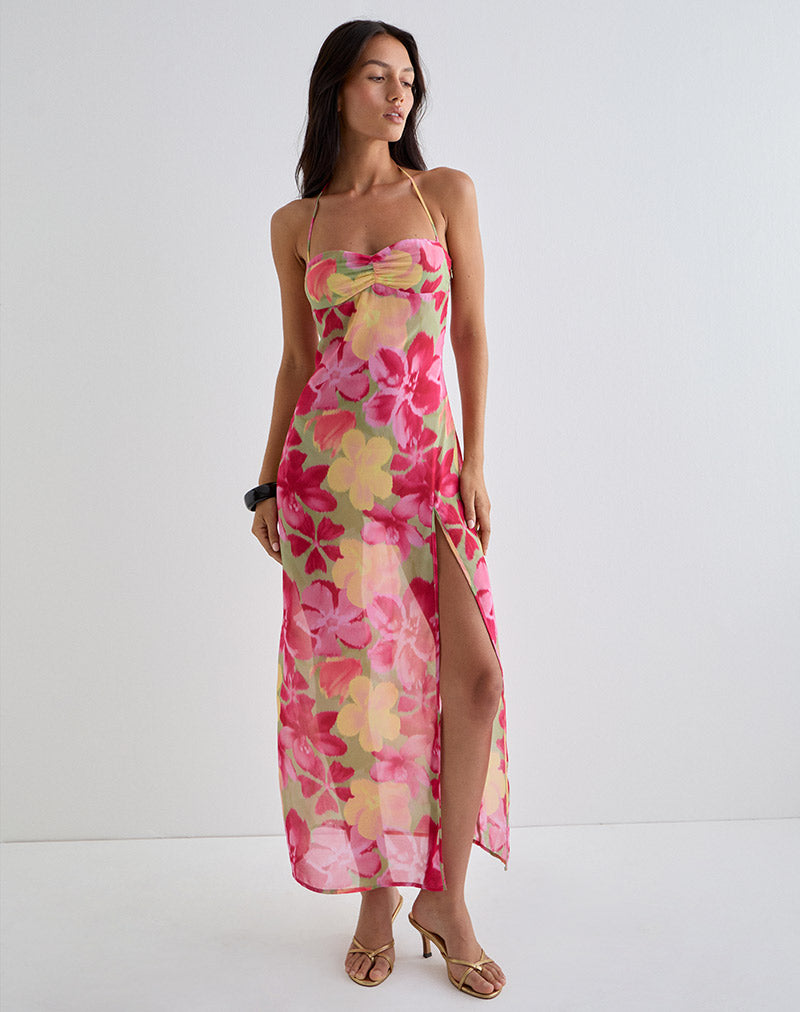 Imagen de Fasha Maxi Dress in Bold Multi Colour Floral