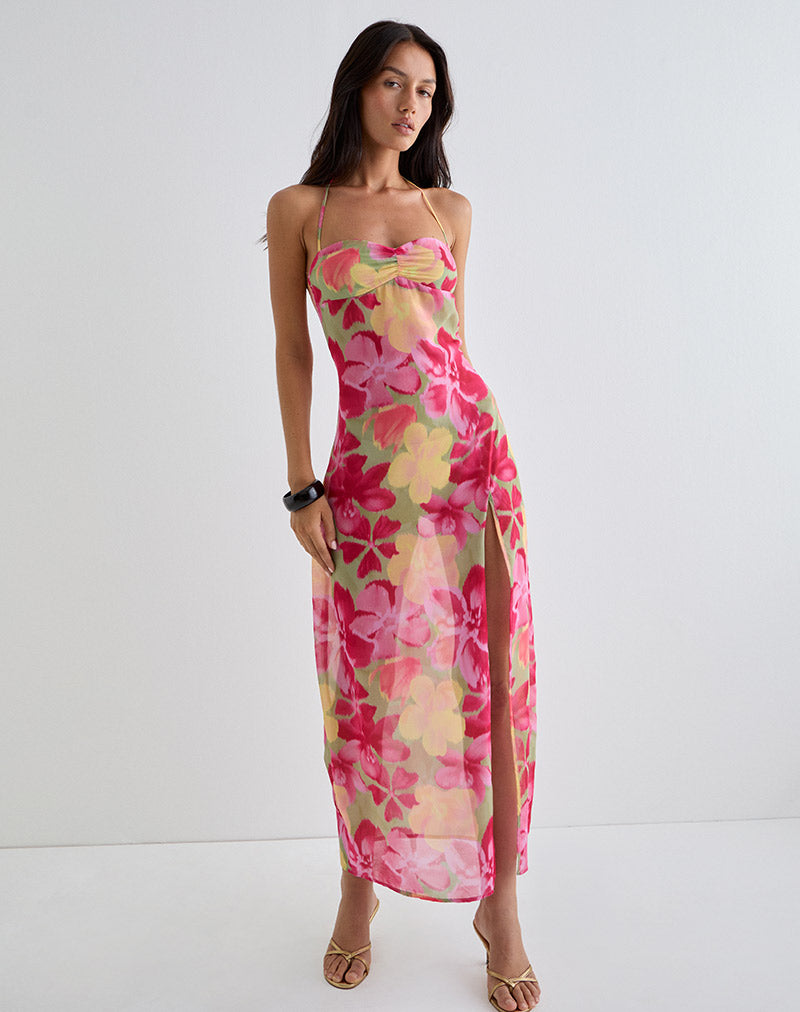 Imagen de Fasha Maxi Dress in Bold Multi Colour Floral