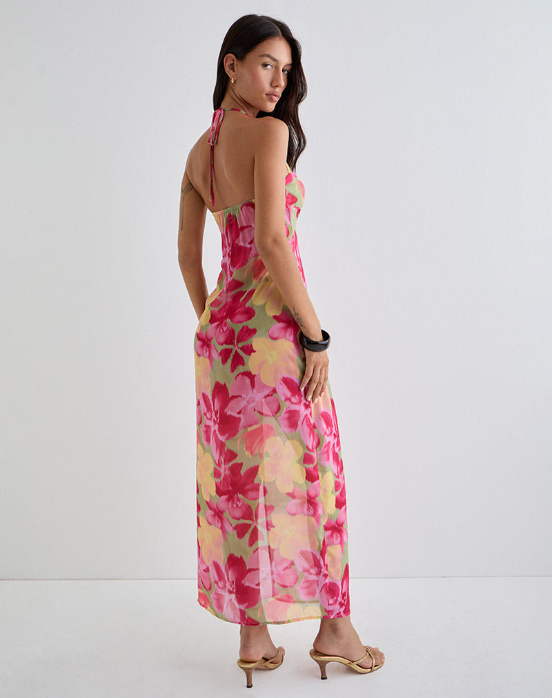 Imagen de Fasha Maxi Dress in Bold Multi Colour Floral