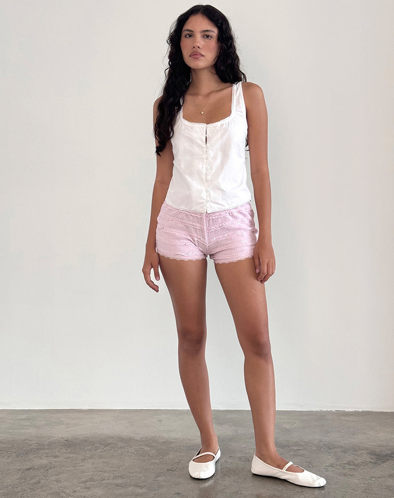 Imagen de Fawn Top en popelina blanca