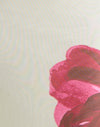  Crema con flor de acuarela roja