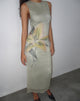 Imagen de Fayola Maxi Vestido Estampado en Amarillo Lily Print