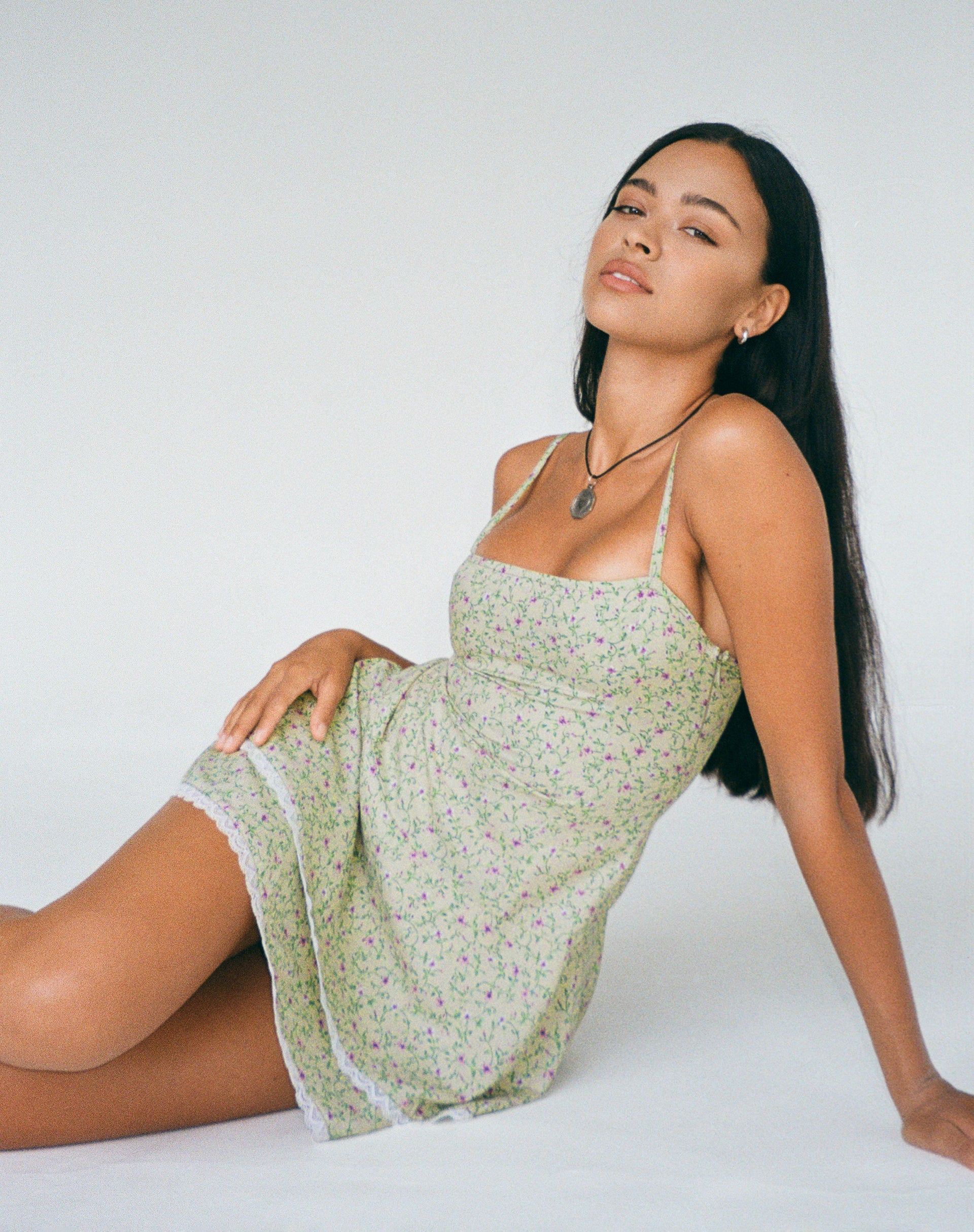 imagen de Flossie Mini Dress in Parma Violet