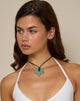 Imagen de Collar Flor de Resina Azul