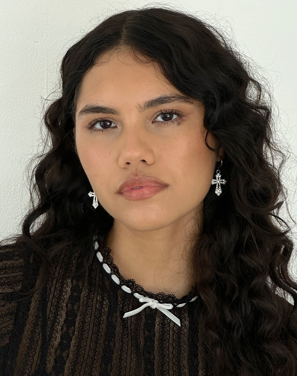Pendientes Cruz Gaia de Gemini Jewels