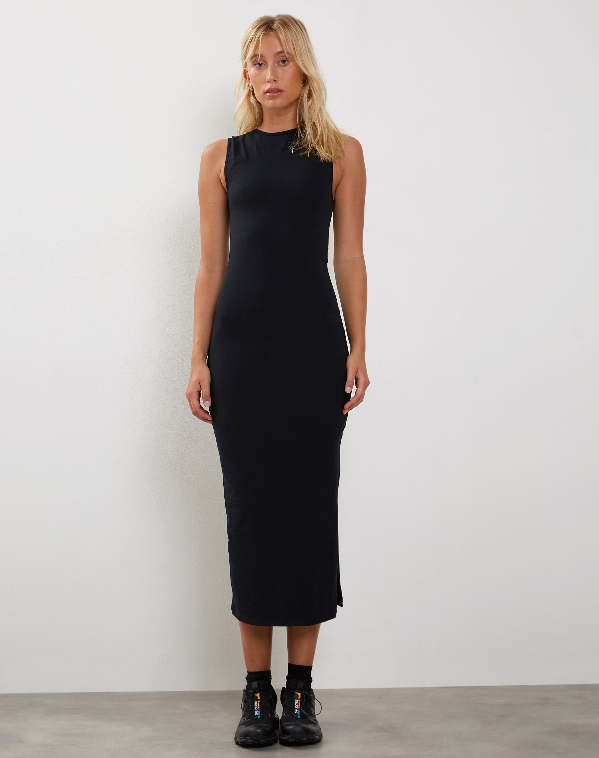 Imagen de Gelena Vestido midi negro