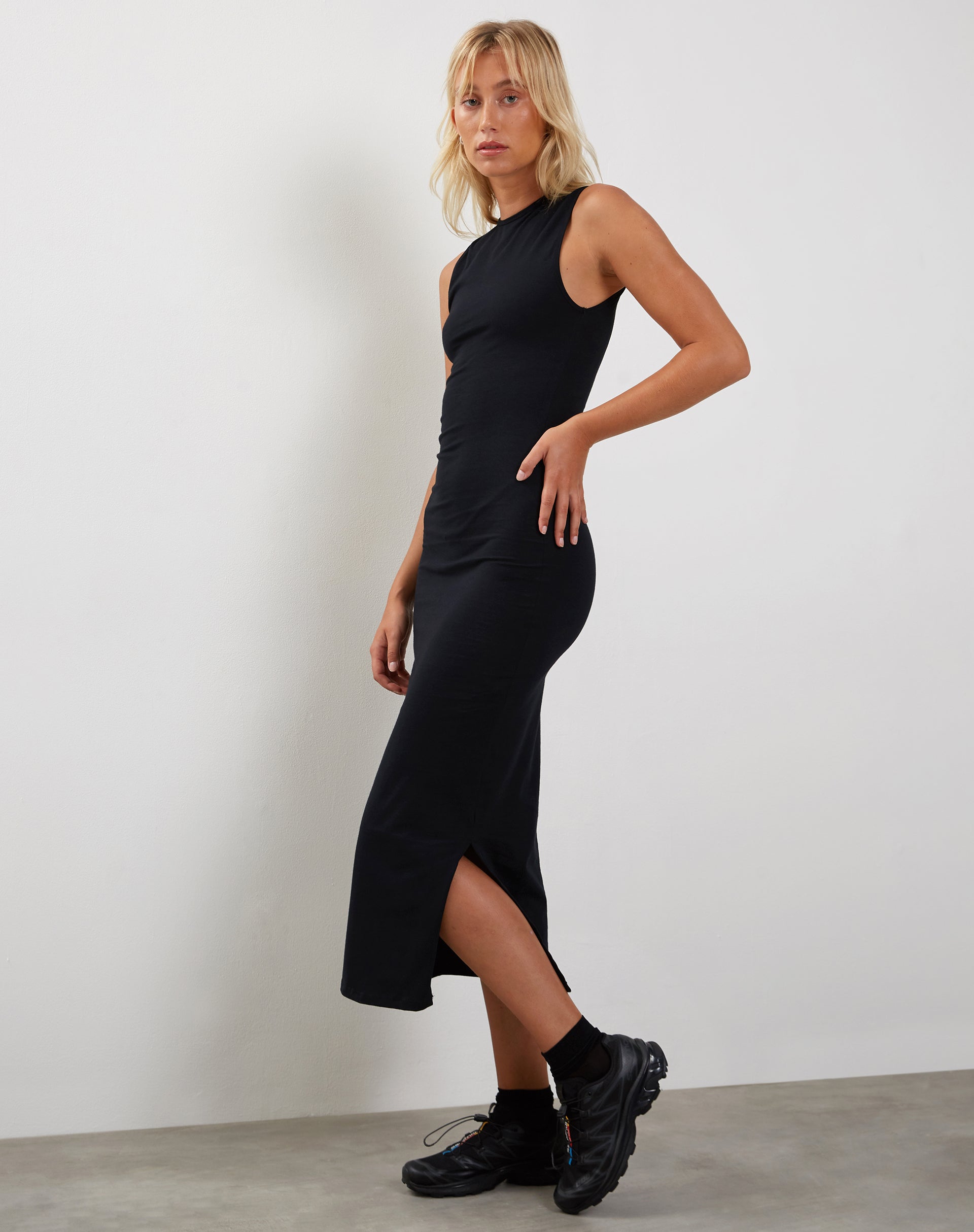 Imagen de Gelena Vestido midi negro