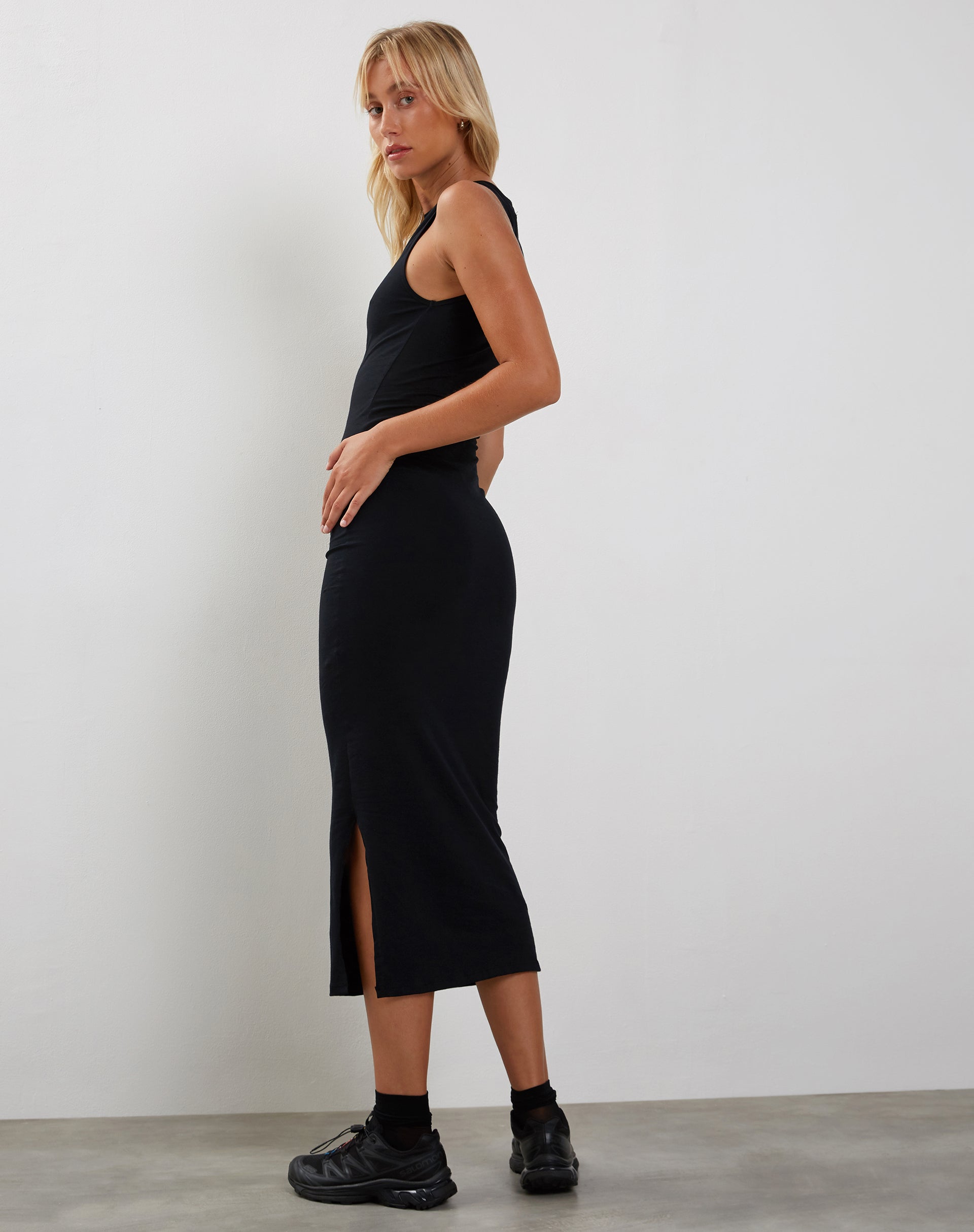 Imagen de Gelena Vestido midi negro