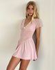 Imagen de Geni Mini Vestido de Malla Rosa Bebé