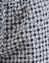 Floral Gingham Negro