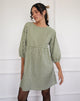 Imagen de Grace Mini Dress in Gingham Oliva