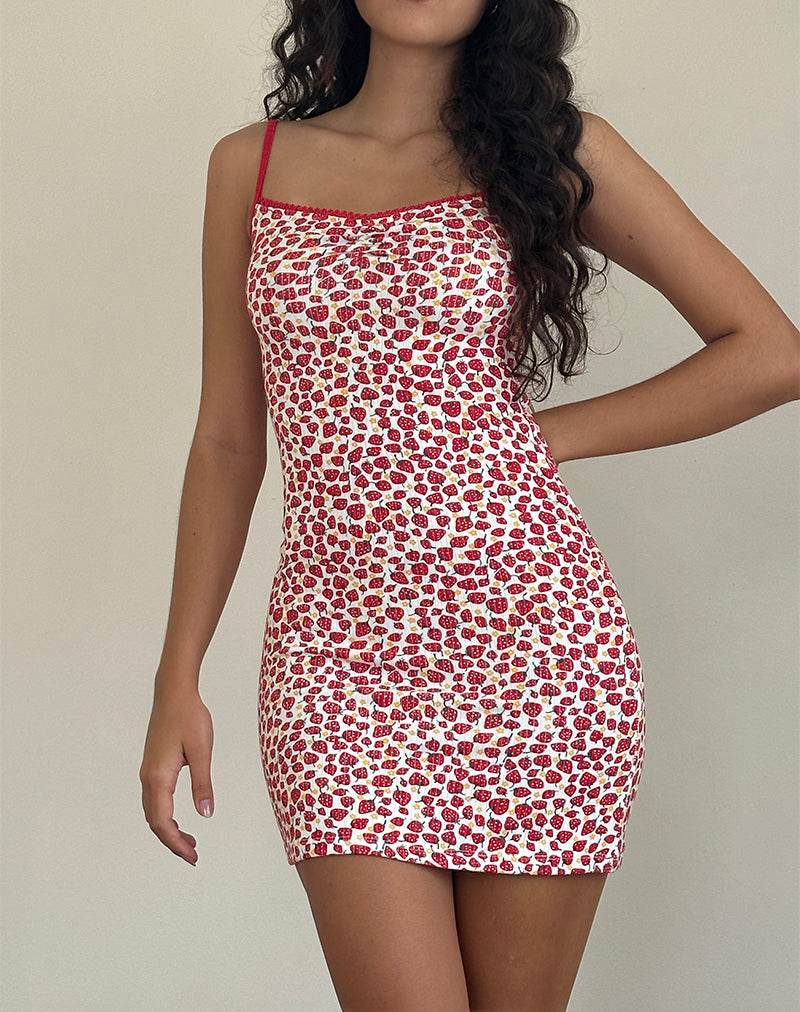 Imagen de Gracias Mini Dress in Strawberry 2023 Print