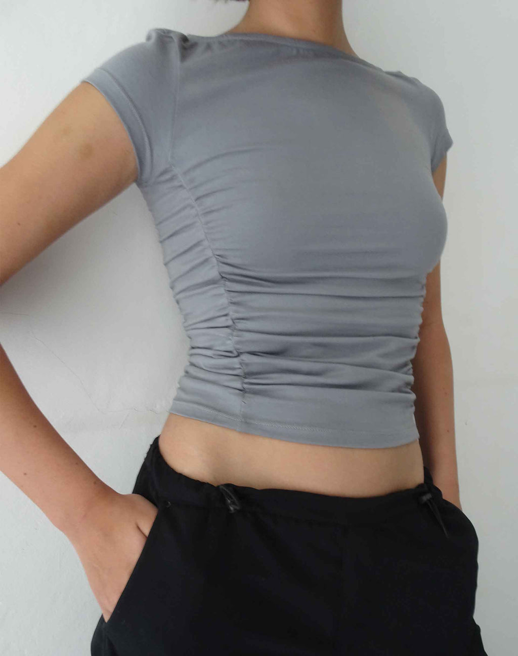Grae Crop Top Gris
