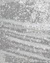 Drape Sequin Plata Cromo
