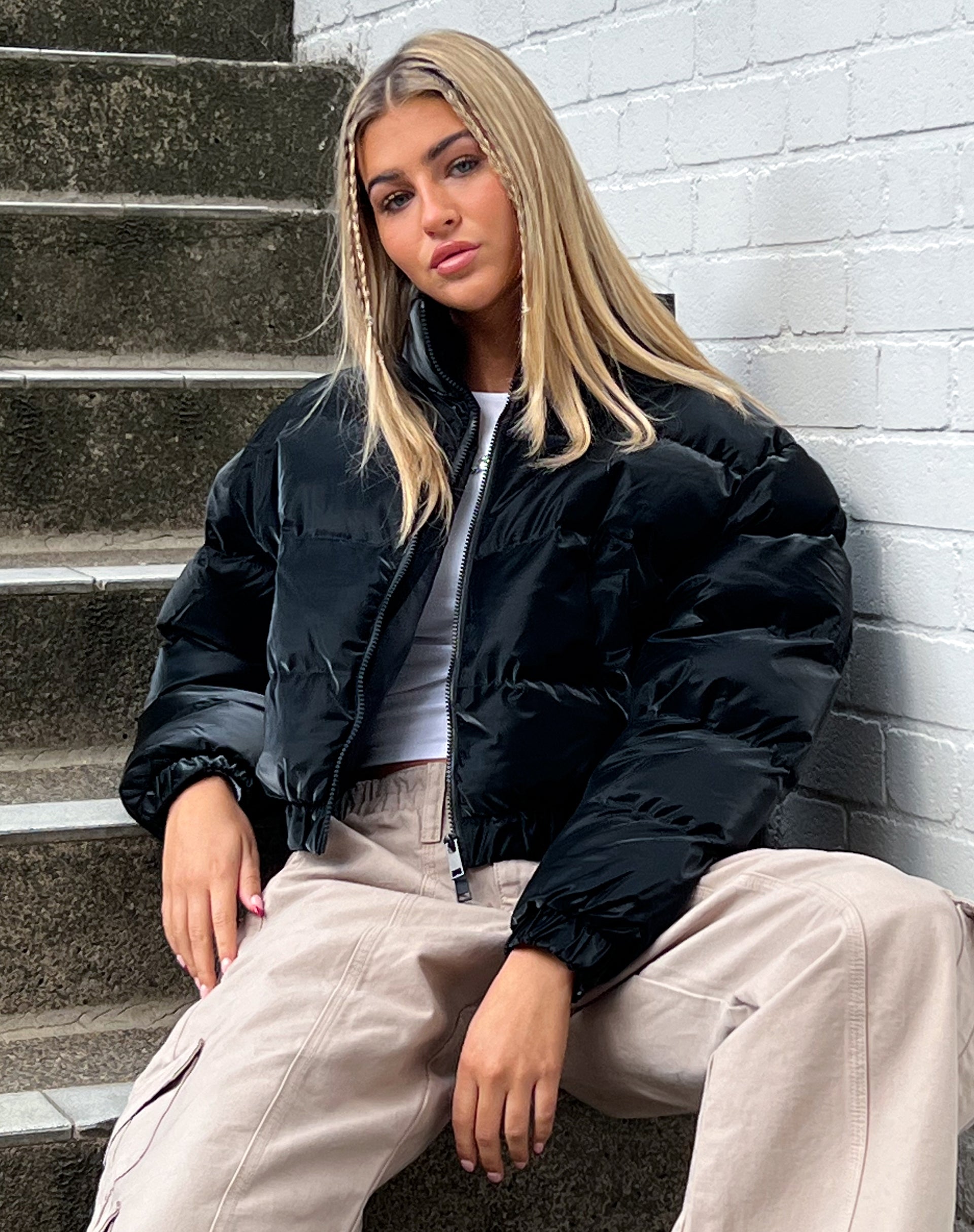 Imagen de la chaqueta Guntur Puffa en negro