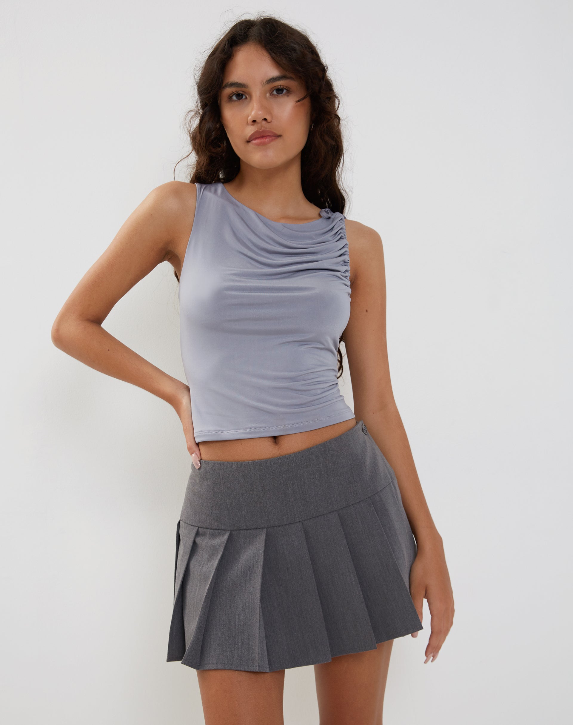 Imagen de Hagne Chaleco Top plateado
