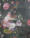 Flor vintage de lentejuelas
