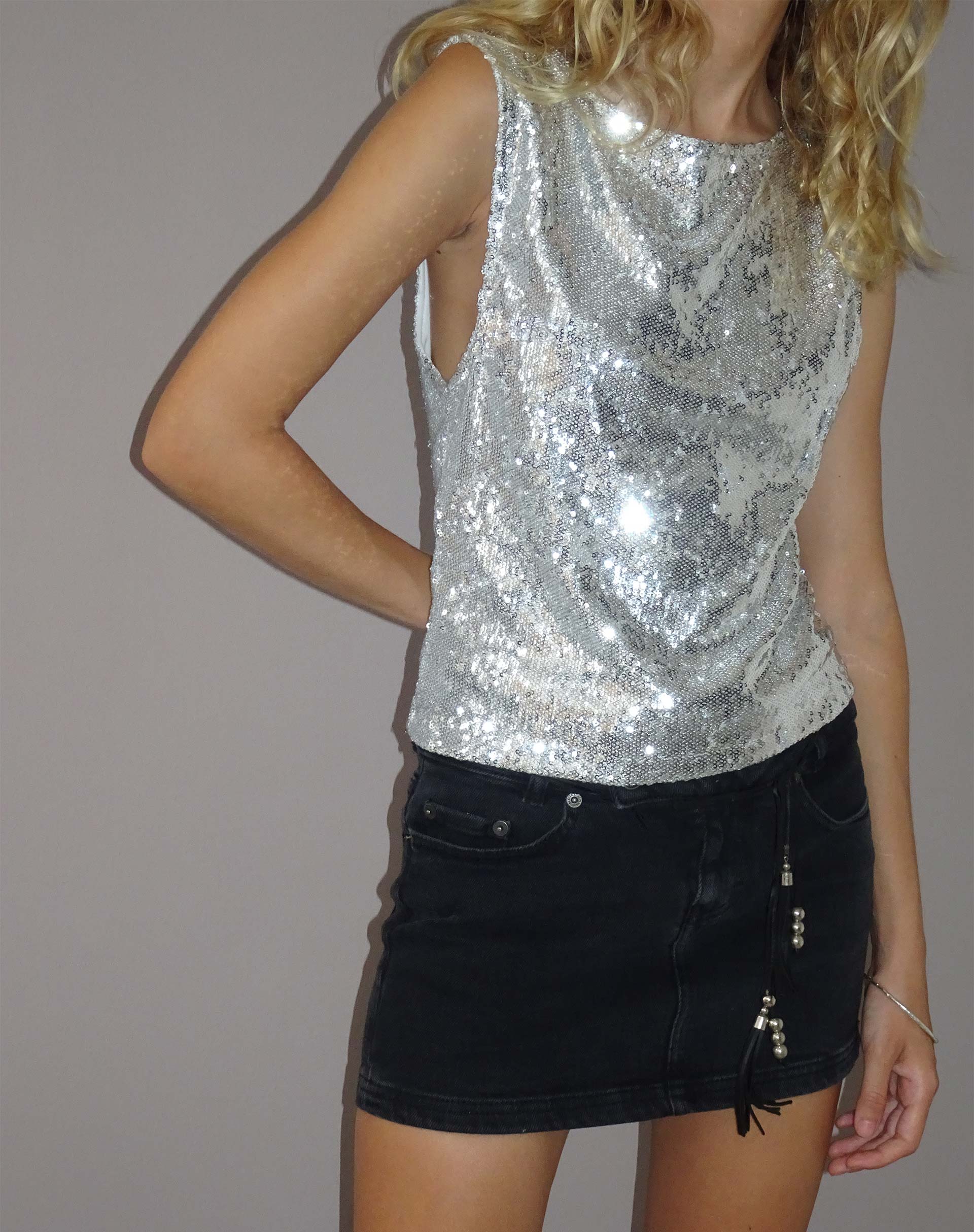 imagen de Hala Vest Top en plata cromada