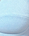 Pointelle azul con lazo