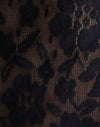 Hibiscus Crochet Lace Negro