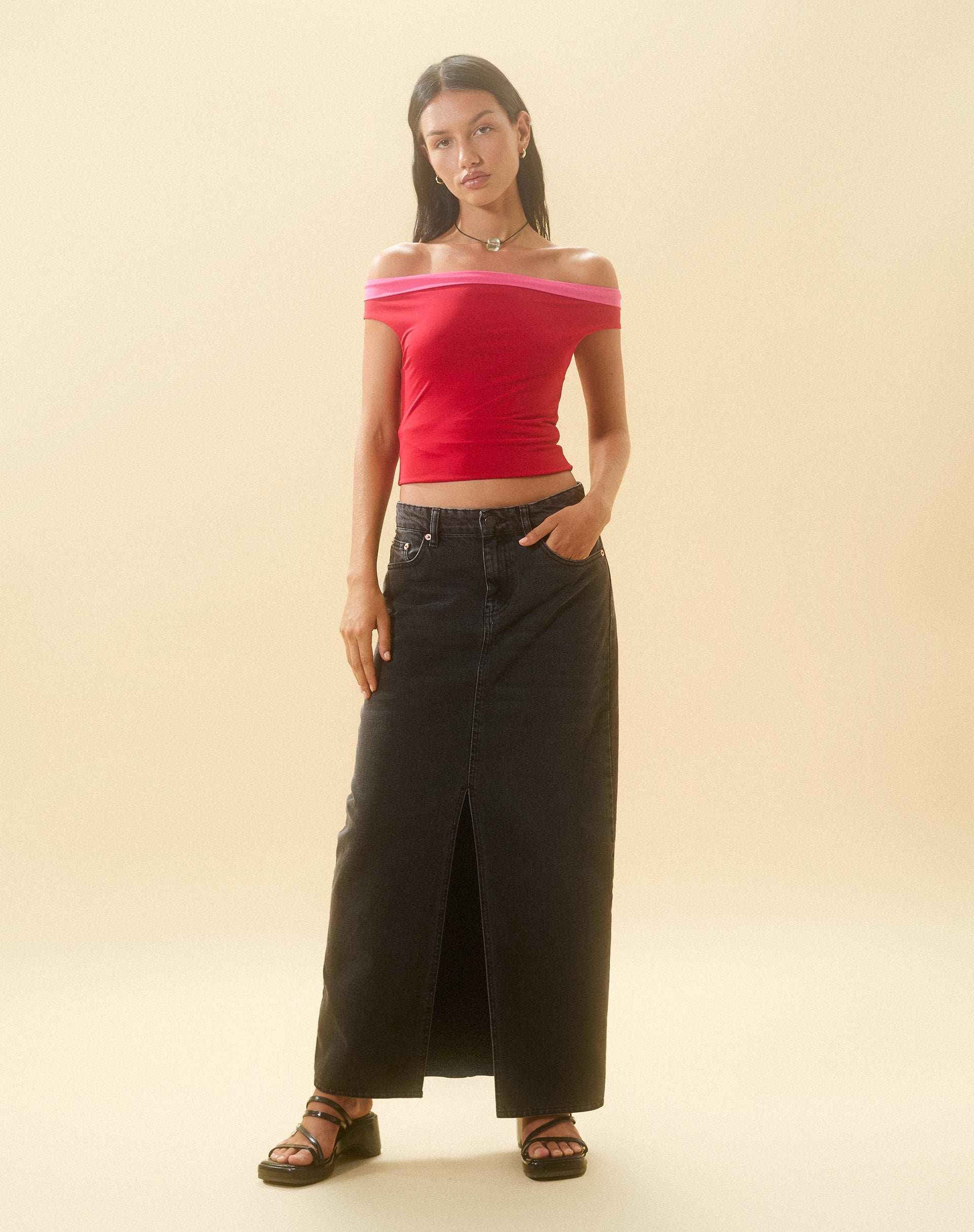 Imagen de Halle Bardot Top en Rojo Rosa