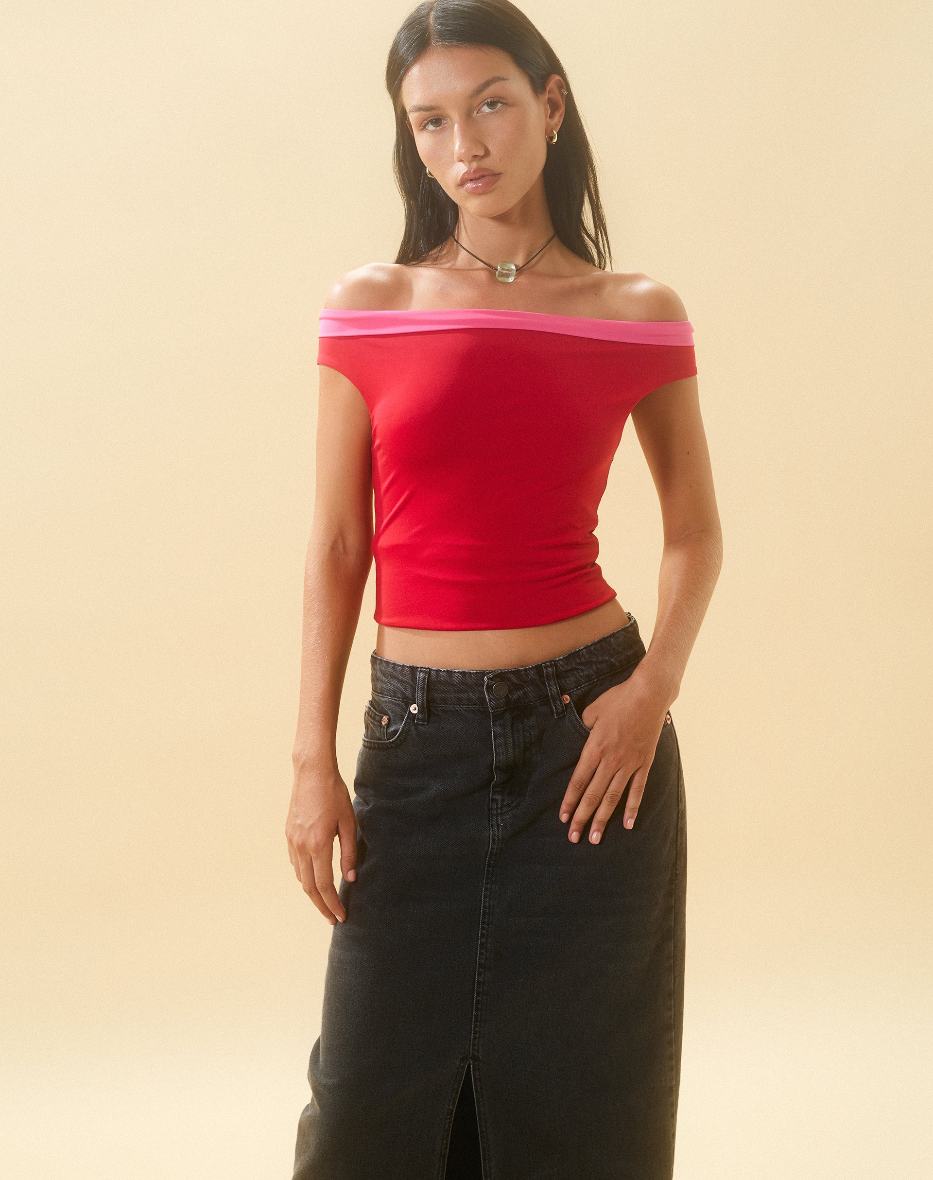 Imagen de Halle Bardot Top en Rojo Rosa