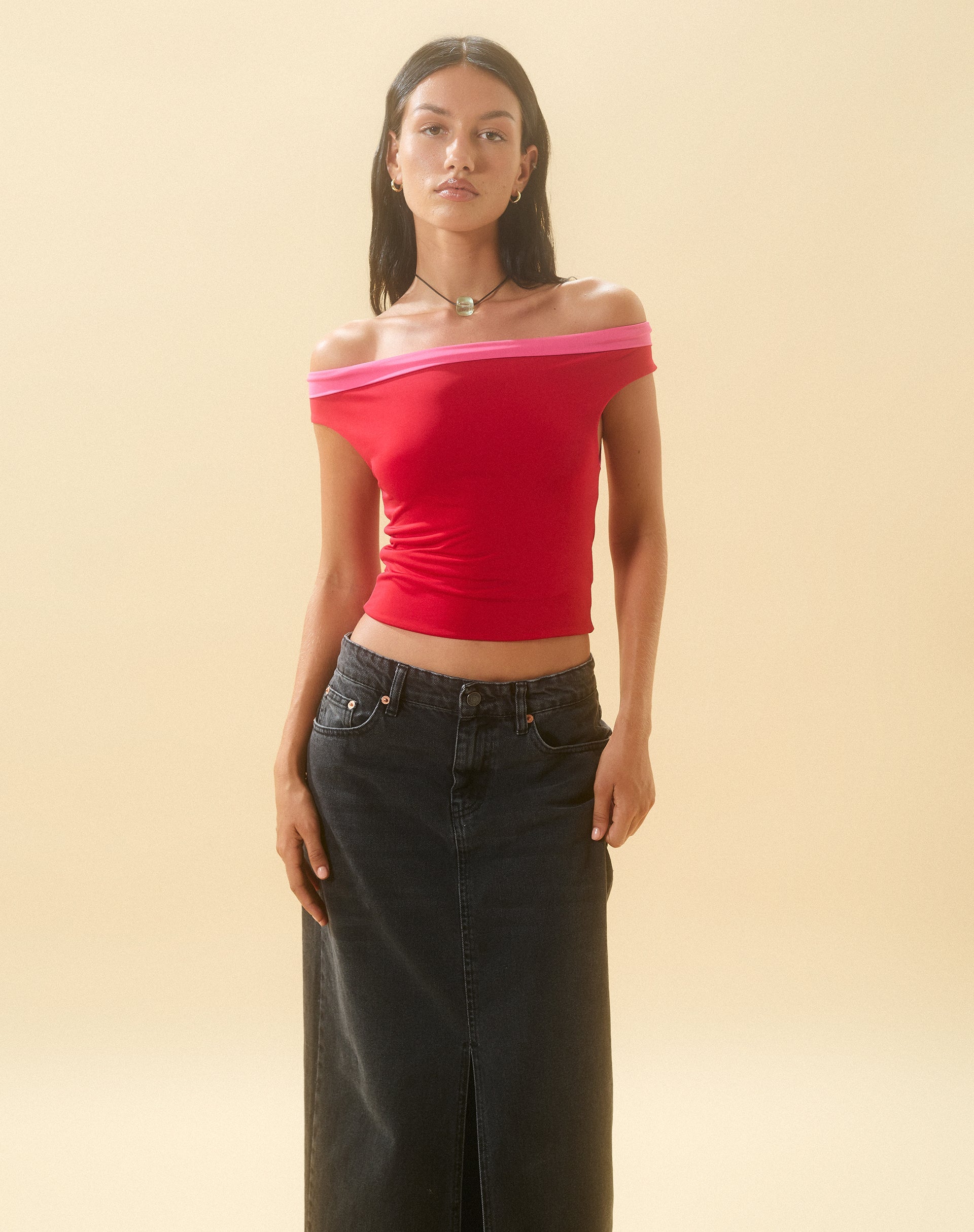 Imagen de Halle Bardot Top en Rojo Rosa