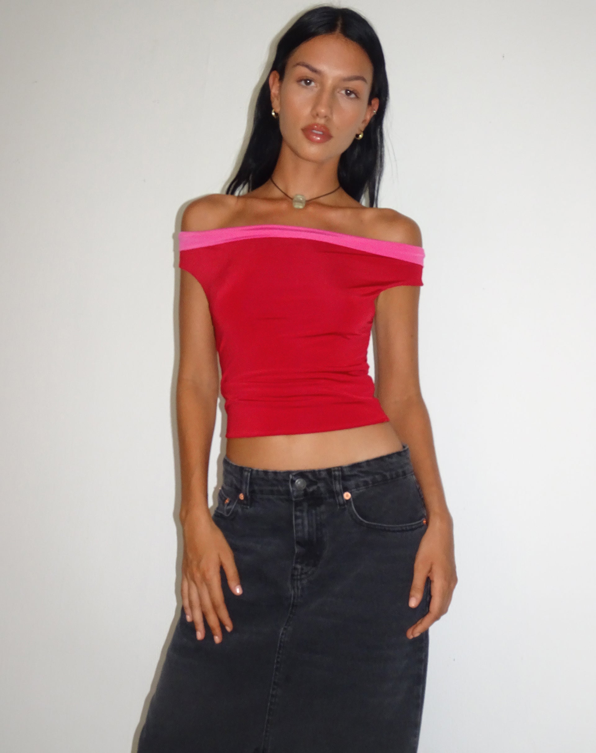 Imagen de Halle Bardot Top en Rojo Rosa
