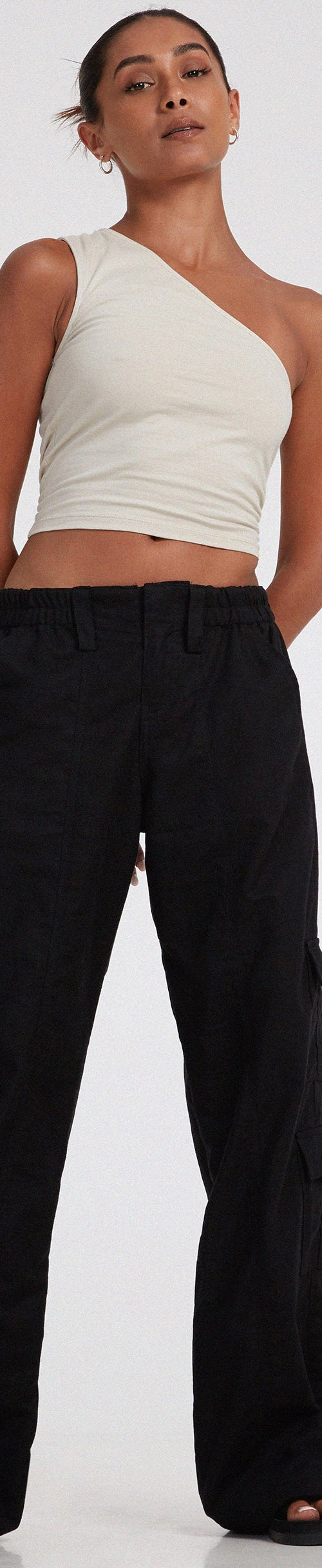 imagen de Hansa Cargo Trouser en Rami Negro